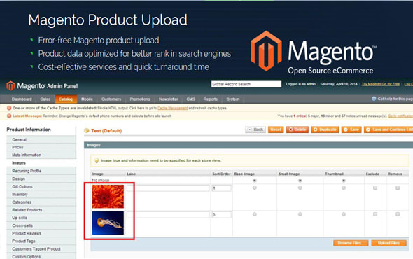 Magento Product Upload Service
