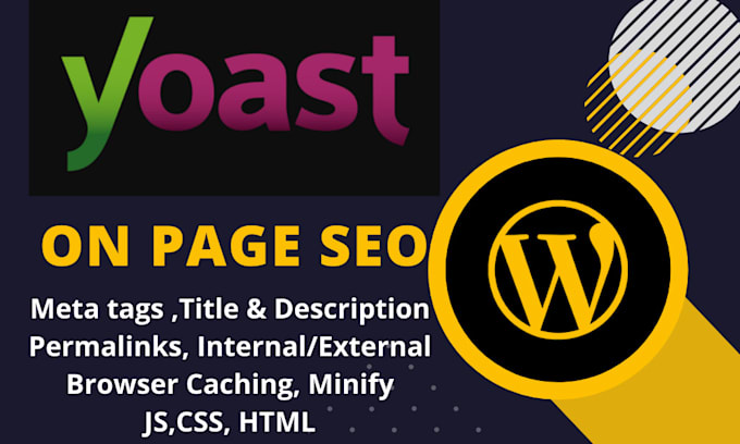 do yoast on page SEO meta tags, title, description, and image alt tags