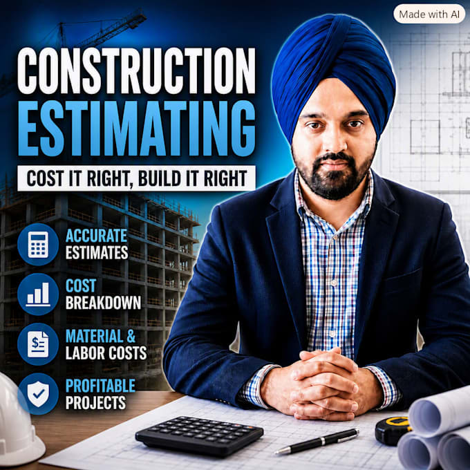 do quantity surveying, cost estimation and material takeoff