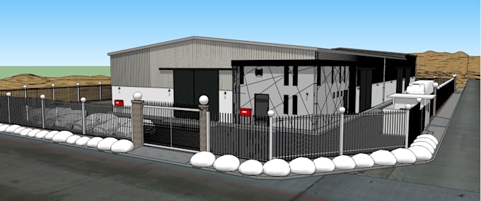 convert to 3d sketchup model of your 2d drawing