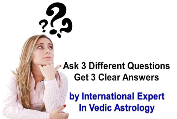 Answer your 3 questions by astrology in 48 hours by ...
