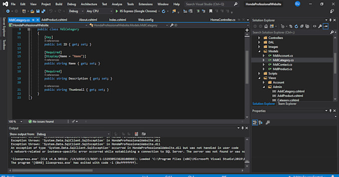 Do asp net mvc web projects by Ehsanullahtarar | Fiverr