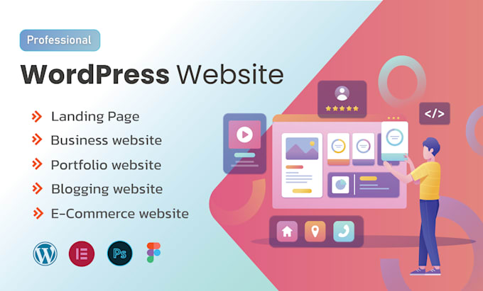 design wordpress business website, portfolio and blog