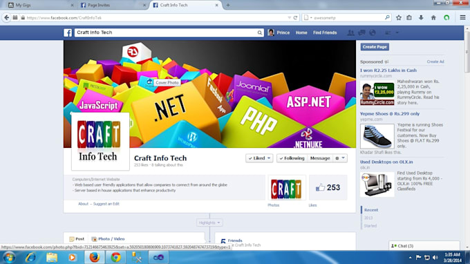 create and set up you a Facebook Fan Page
