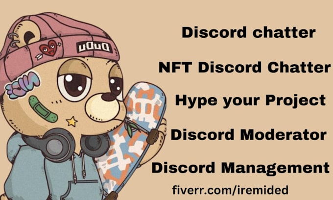 Be your discord admin, discord chat, telegram moderator, community ...