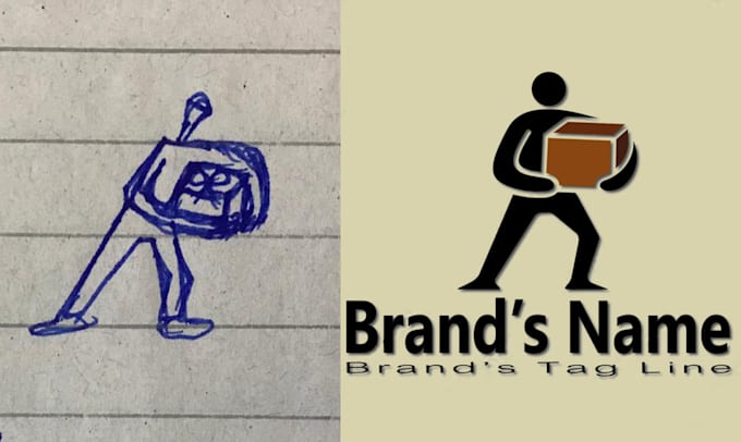 convert and trace hand drawn sketches or drawings into vector