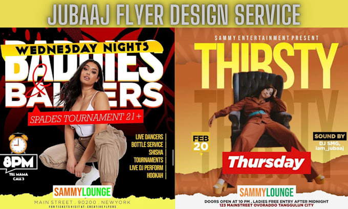 do professional flyer, business flyer, event flyer, dj and party flyer design