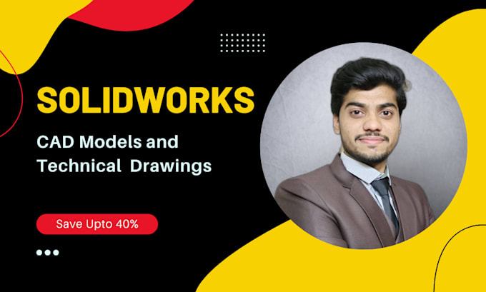 Do cad models and technical patent drawings using solidworks
