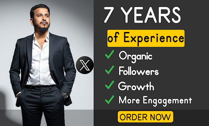 do organic twitter x marketing to grow organic followers fast