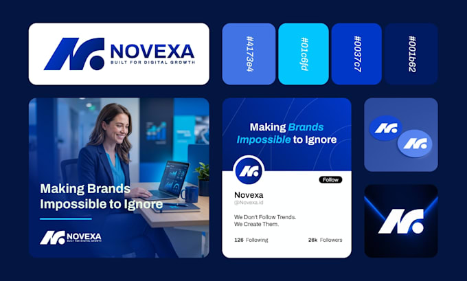 design a modern brand identity and custom logo design