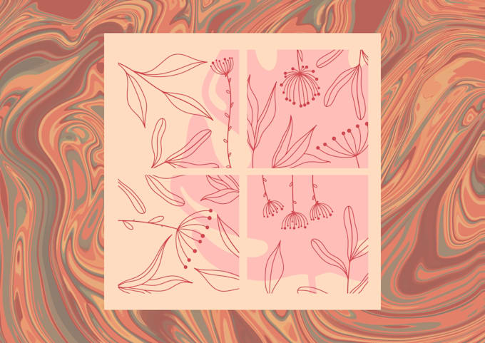 abstract posters and marble prints