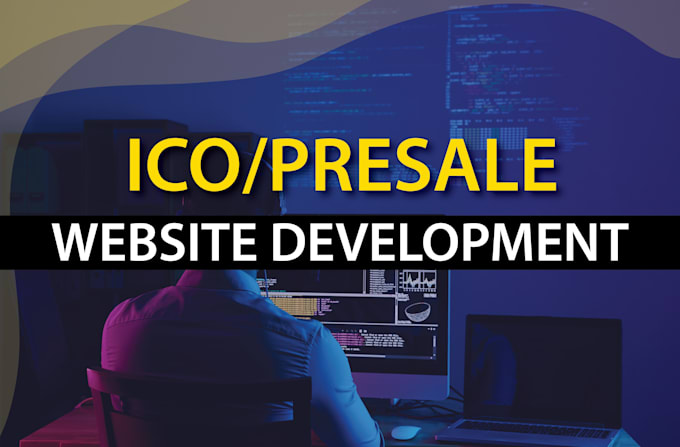 develop ico, presale website with dashboard