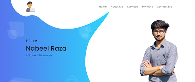 Make the front end of your website in html css and js by Nabeelraza593 ...