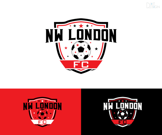 create a wonderful soccer football, baseball logo