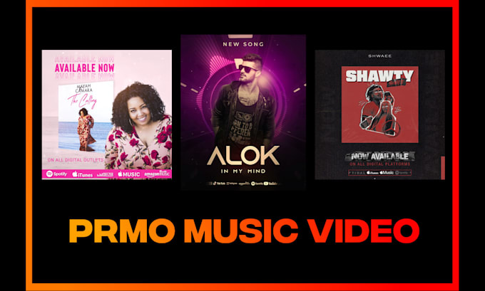 do music promo video for instagram or youtube