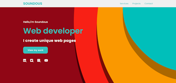 Creat websites using html css javascript by Soundoussaad | Fiverr