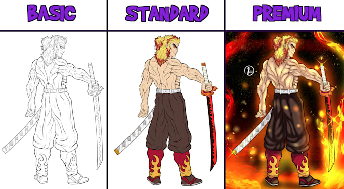 draw your muscular character designs