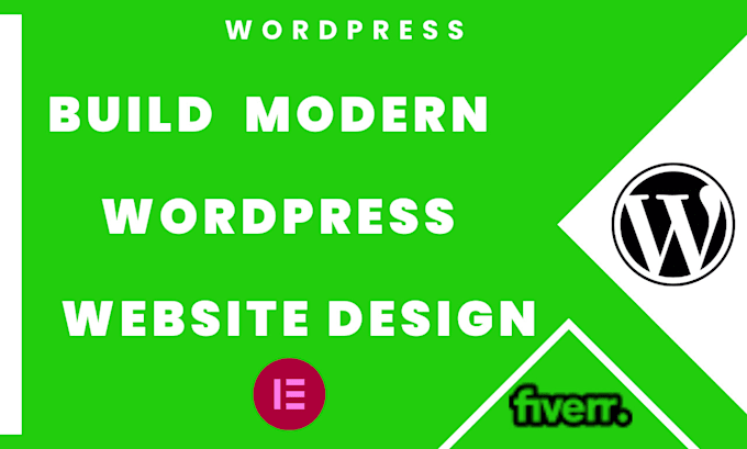 build modern wordpress website design or redesign  wordpress website