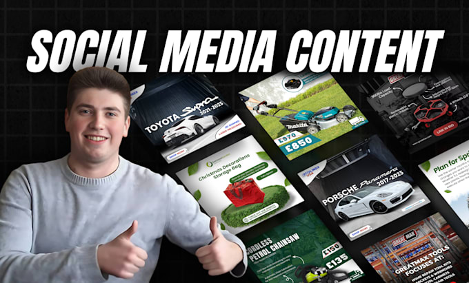 be your social media content creator for 30 days, instagram, facebook