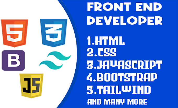 Be your front end web developer, html css javascript by Imtiaz0307 | Fiverr