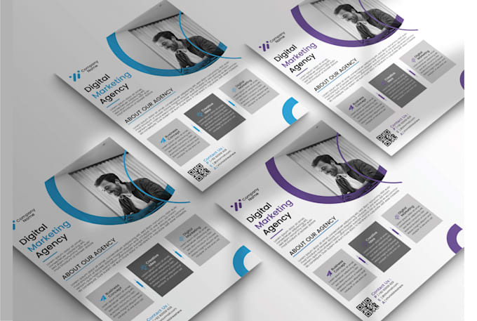 do professional business flyer and poster design in 8 hours