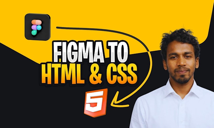 convert figma to html css, psd to html with responsive
