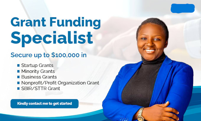 write grant proposal writing, grant research, application, start up grant writer