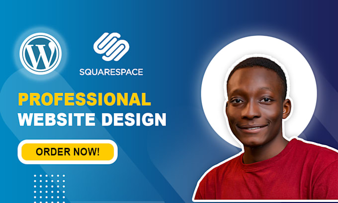 design wordpress elementor website, squarespace site and SEO