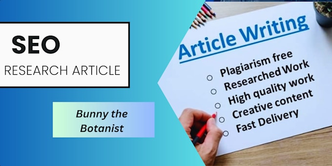 write your gardening, horticulture, and botany content