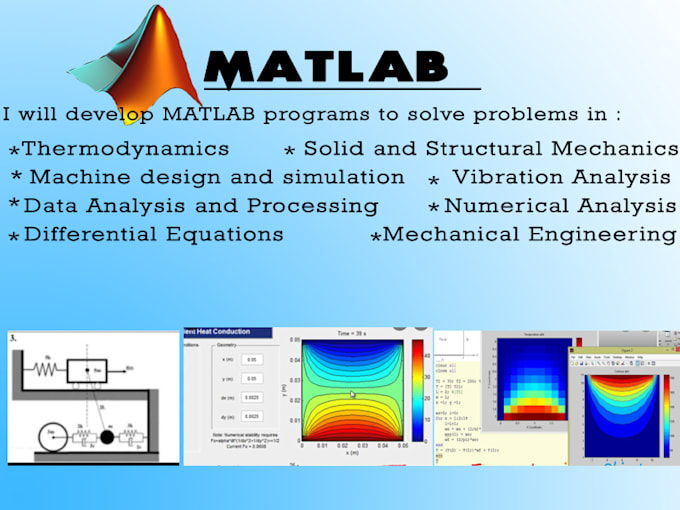 Write matlab programs for mechanical engineering by Waltershawn Fiverr