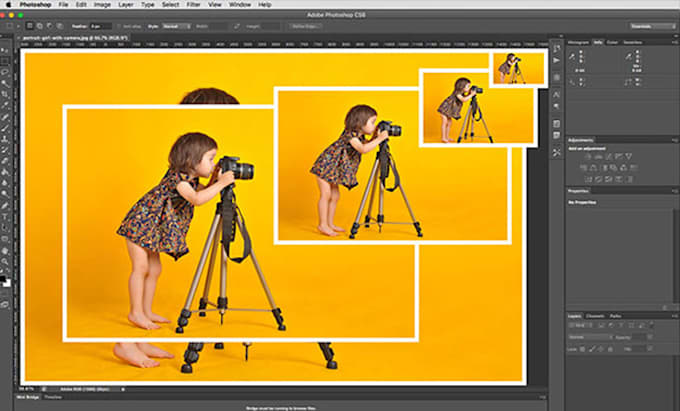 add logo and crop images wisely