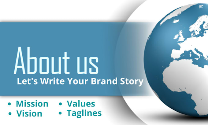 write a perfect brand story, business bio, mission and vision statement