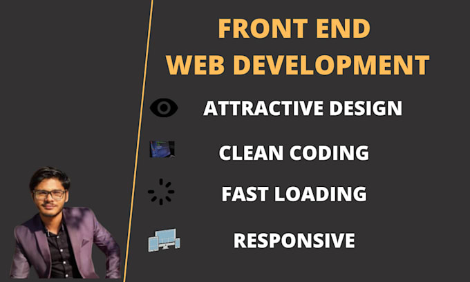 Be your front end web developer by Hariss9 | Fiverr