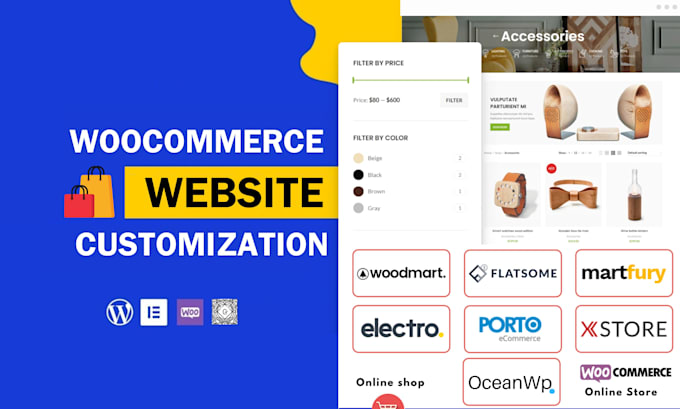 create ecommerce website with woodmart martfury flatsome theme