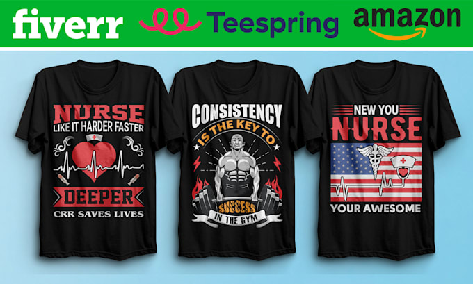 Do awesome trendy and custom typography t shirt design by Saroar ...