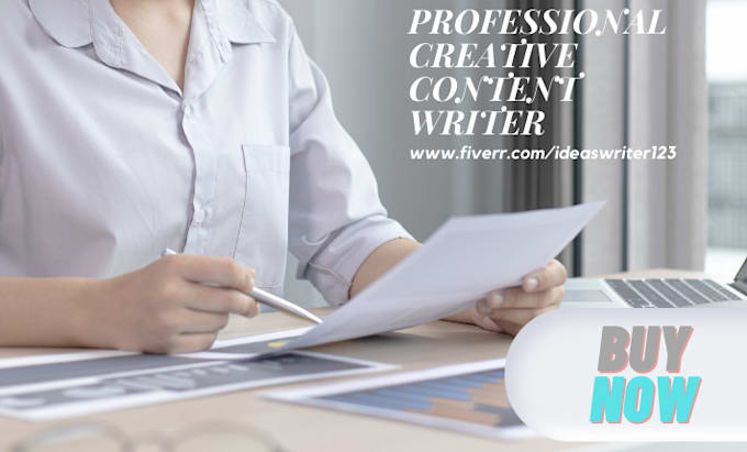 Be your creative content writer, script writer unique content by ...