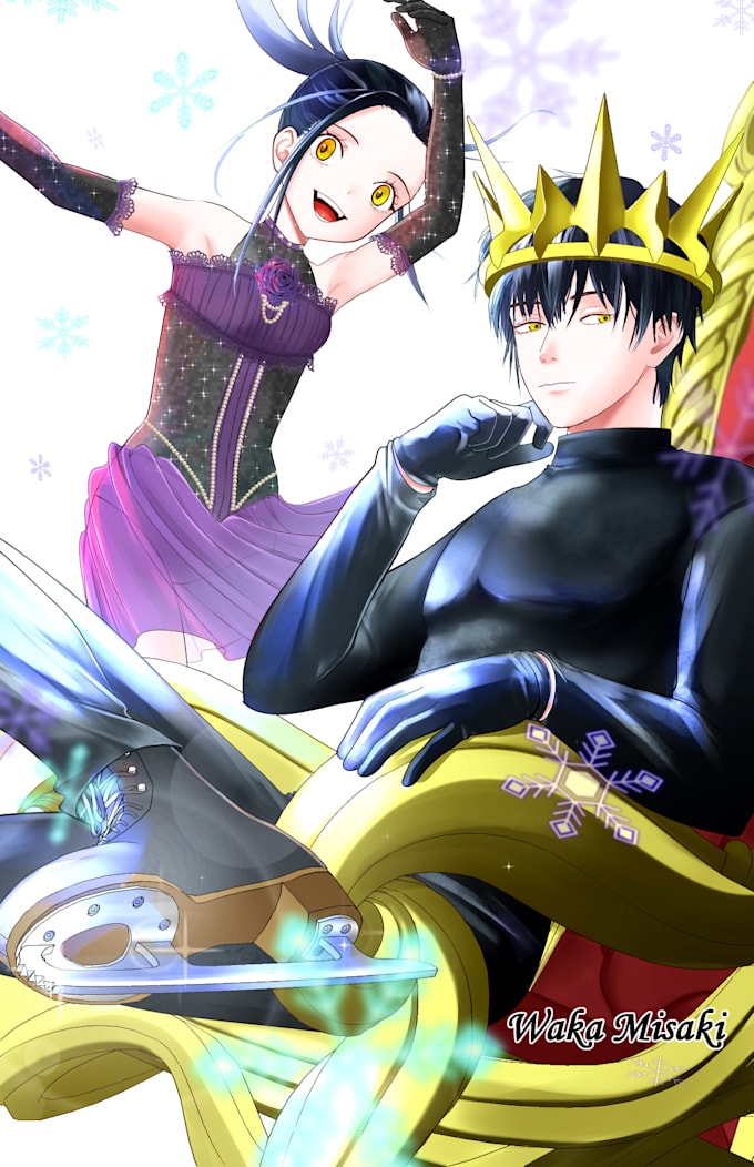 draw custom anime portrait, fanart, character design