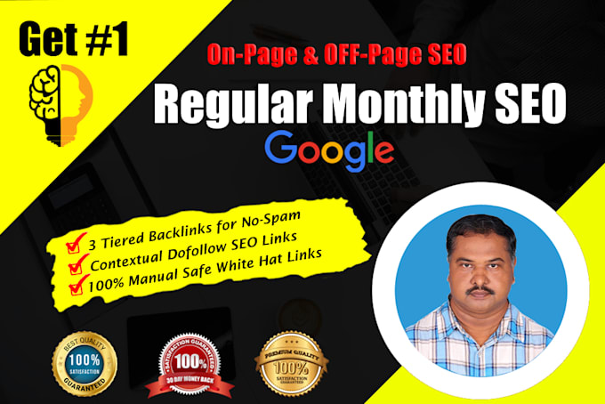 provide monthly SEO service using top da tiered backlinks