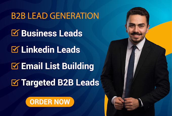 do targeted b2b lead generation, email collection by using linkedin