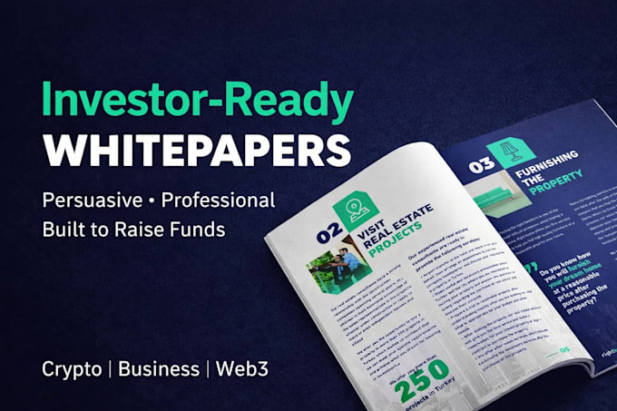 write investor ready web3 and saas white papers