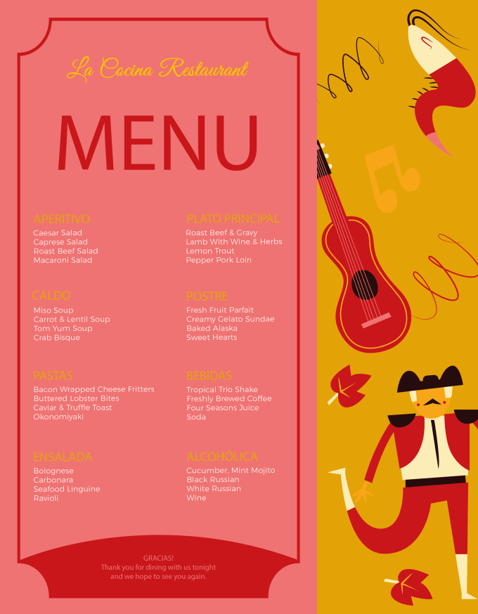Parfait fliers designs  Food menu design, Food poster design, Food design