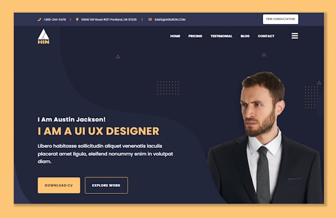Build a complete responsive website using html and css by Codemedia123 ...