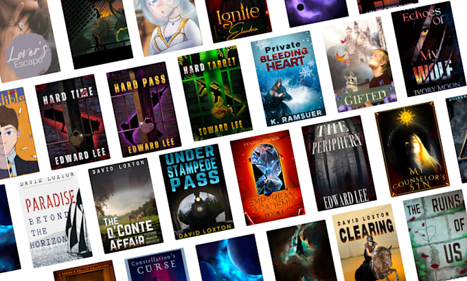 design or draw your book cover for KDP, ebook, paperback