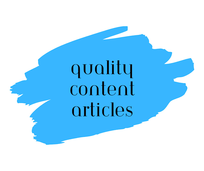 write quality, engaging, and well researched articles