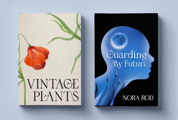 design modern book cover or ebook cover