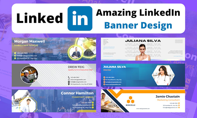 Design amazing linkedin banner for you in 24 hours by Puspok16 | Fiverr