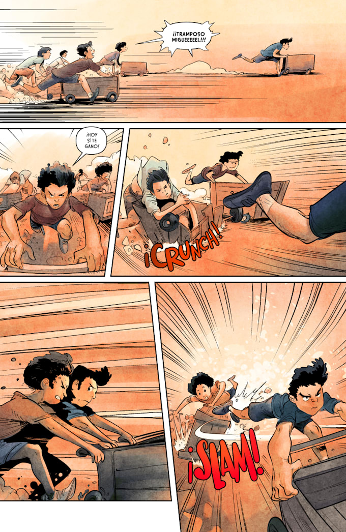 draw professional comic books and graphic novels