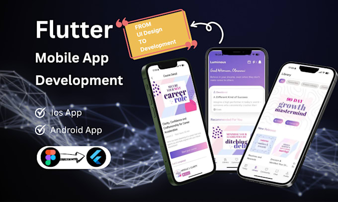 Be your flutter app developer for android and ios by Flutterio | Fiverr