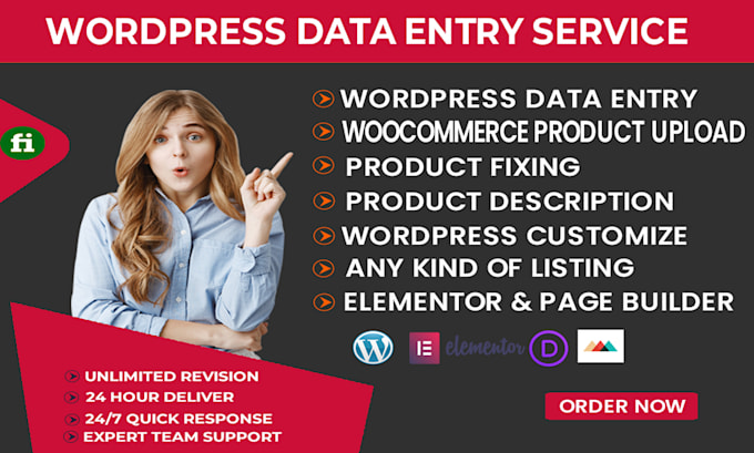 do wordpress data entry