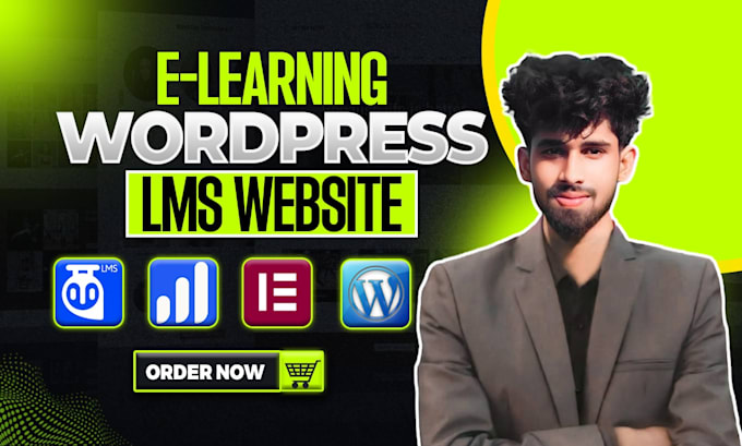 create wordpress elearning lms website for academy or coach